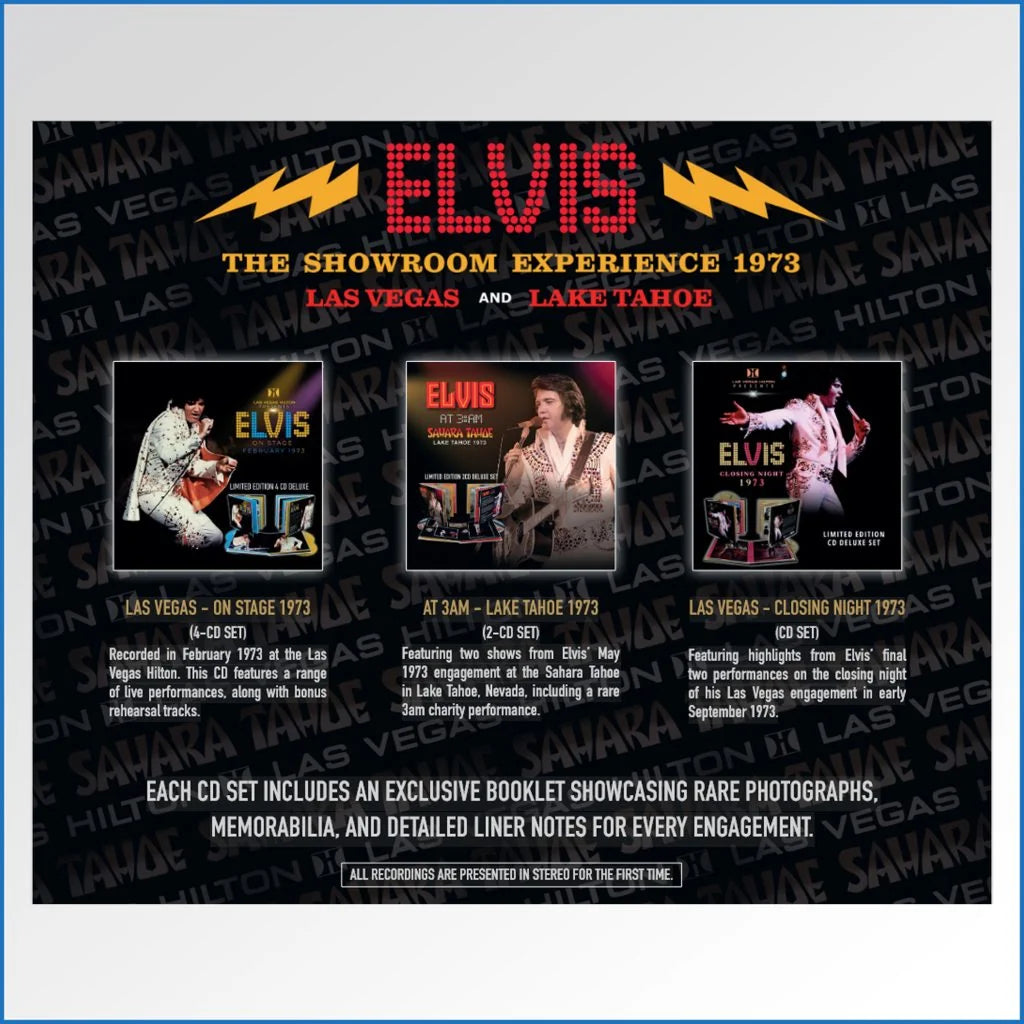 7CD - Elvis Presley - The Showroom Experience 1973 – Las Vegas & Lake Tahoe (Pre-Order)