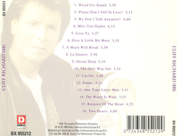 USED CD - Cliff Richard – 1980s