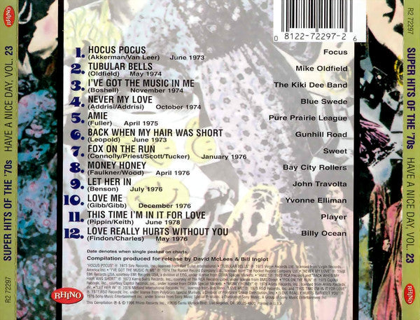USED CD - Various – Super Hits Of The '70s - Have A Nice Day, Vol. 23