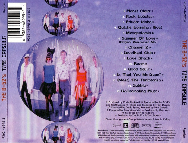 USED CD - The B-52's – Time Capsule (Songs For A Future Generation)