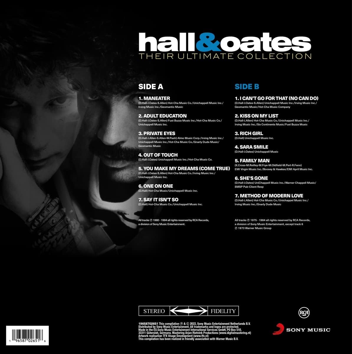 LP - Hall & Oates - Their Ultimate Collection