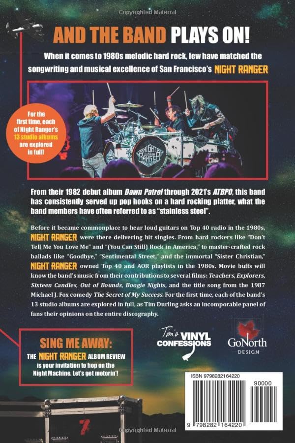 Book - Tim Durling - SING ME AWAY: The Night Ranger Album Review