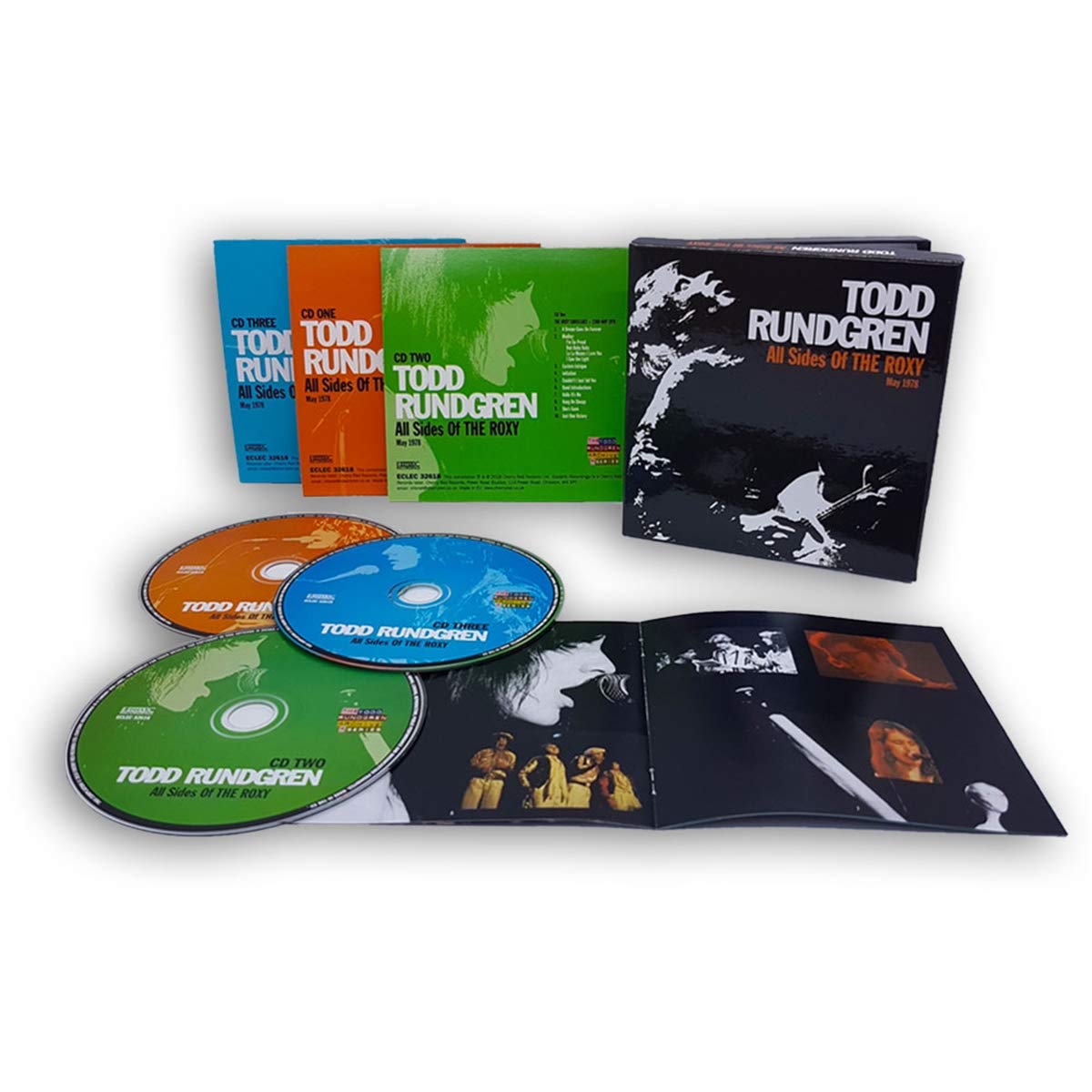 3CD - Todd Rundgren – All Sides Of The Roxy - May 1978