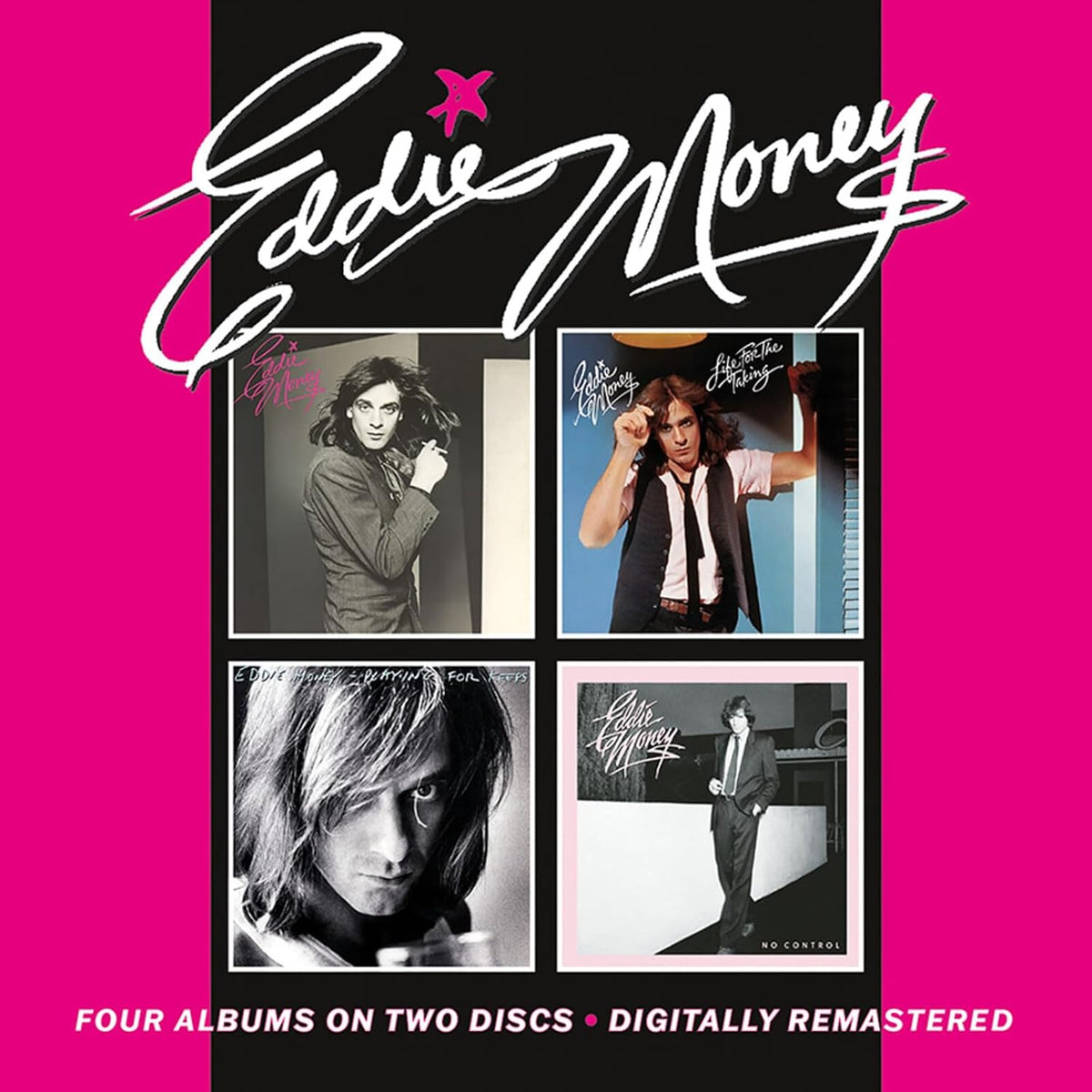 2CD - Eddie Money - Eddie Money / Life For The Taking / Playing For Keeps / No Control