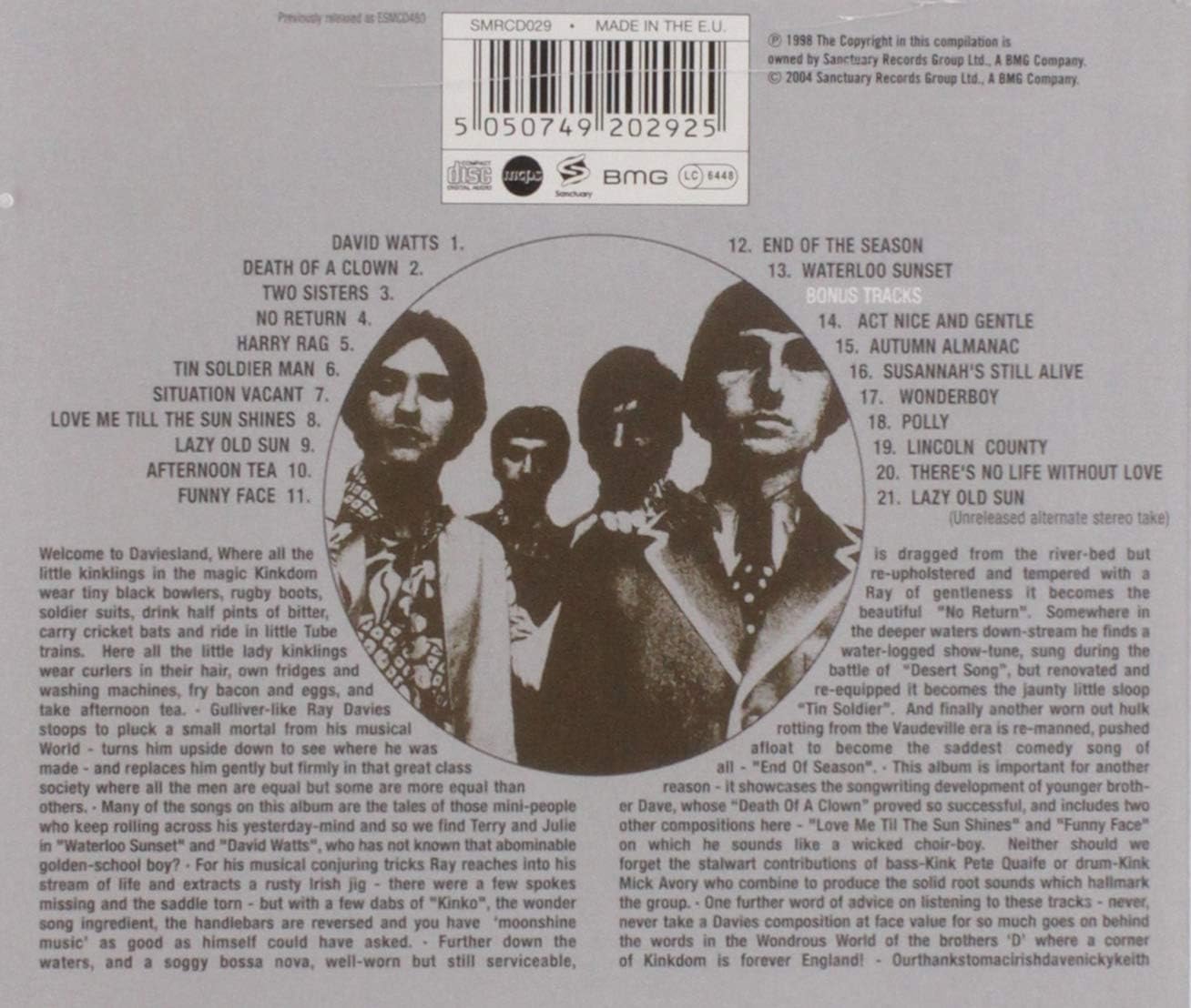 CD - The Kinks - Something Else