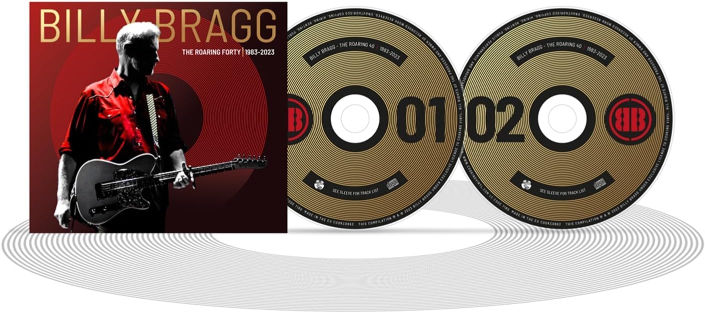 2CD - Billy Bragg - Roaring Forty 1983-2023