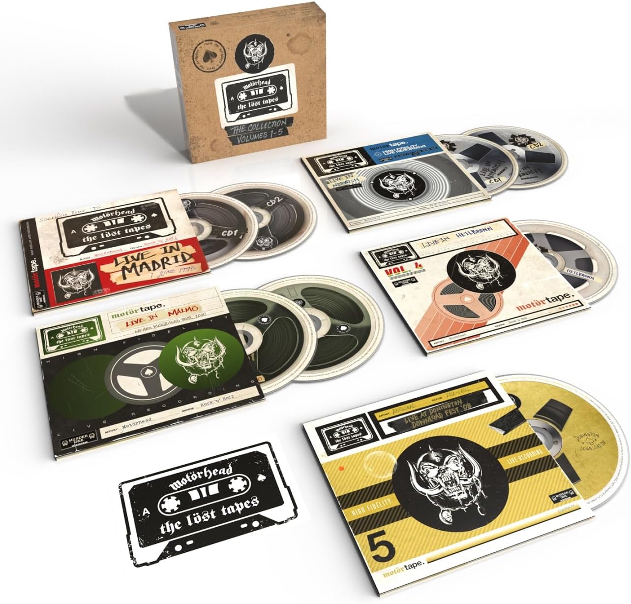 5CD - Motorhead - The Lost Tapes - The Collection (Vol. 1-5)