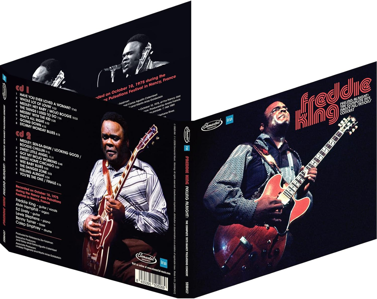 2CD - Freddie King - Feelin' Alright: The Complete 1975 Nancy Pulsations Concert