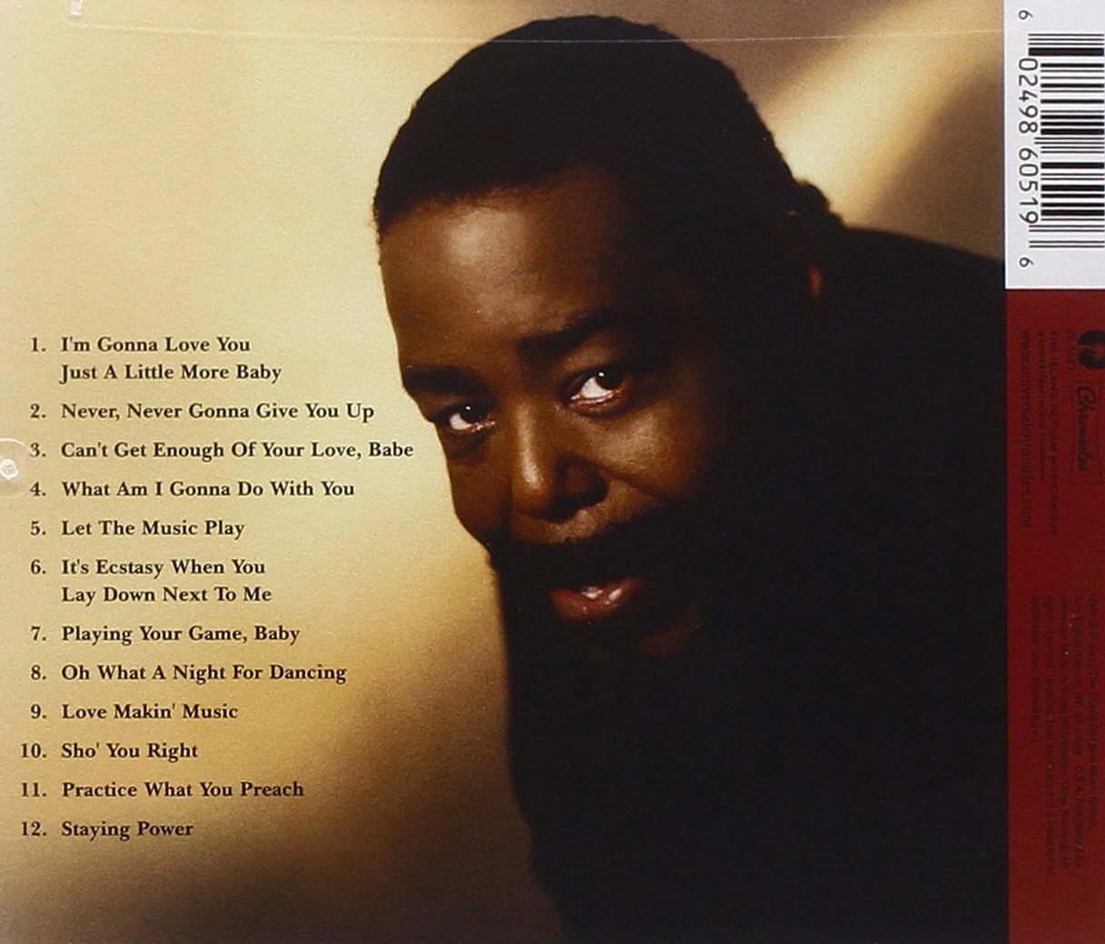 USED CD - Barry White – The Best Of :The Millennium Collection