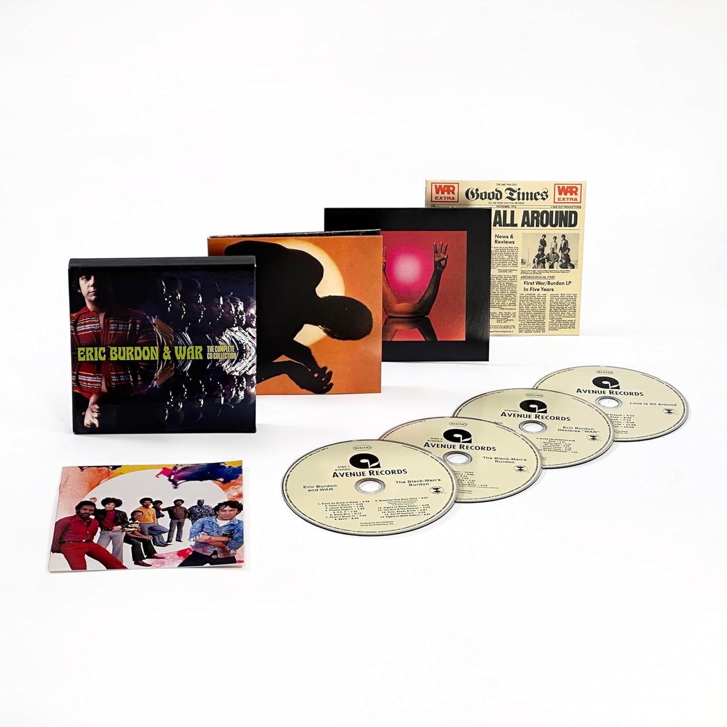 4CD - Eric Burden & War - The Complete CD Collection