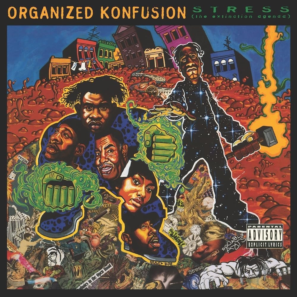 Organized Konfusion Stress LP レコード 3LP - Organized Konfusion - Stress: The Extinction Agenda (30th