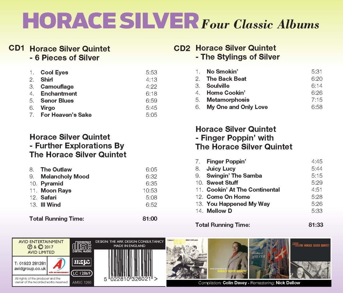2CD - Horace Silver - Four Classic Albums