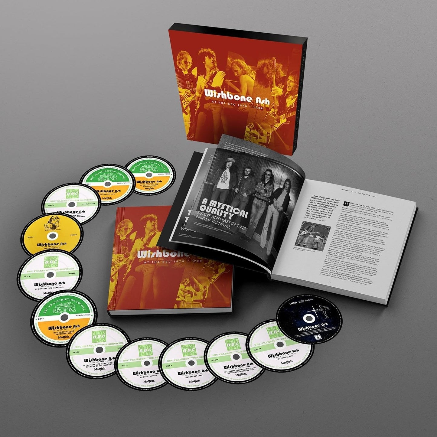 11CD/DVD - Wishbone Ash - At The BBC 1970-1988