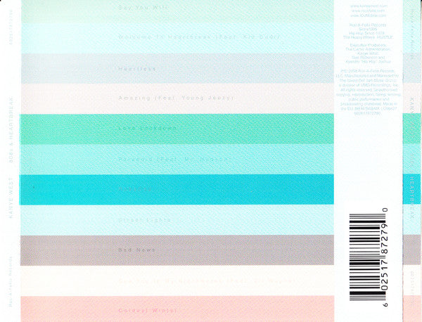 CD - Kanye West - 808s & Heartbreak
