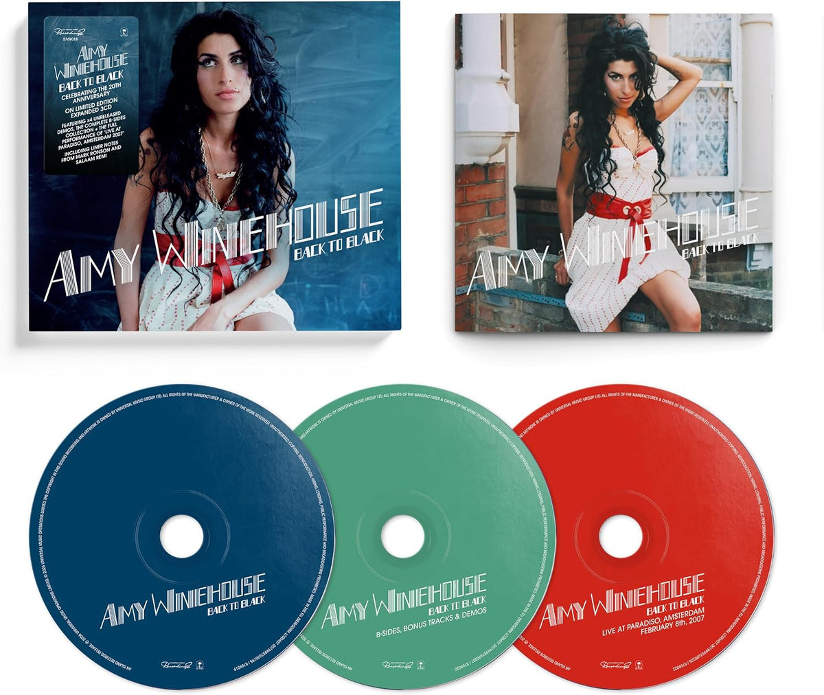 3CD - Amy Winehouse - Back To Black 20th