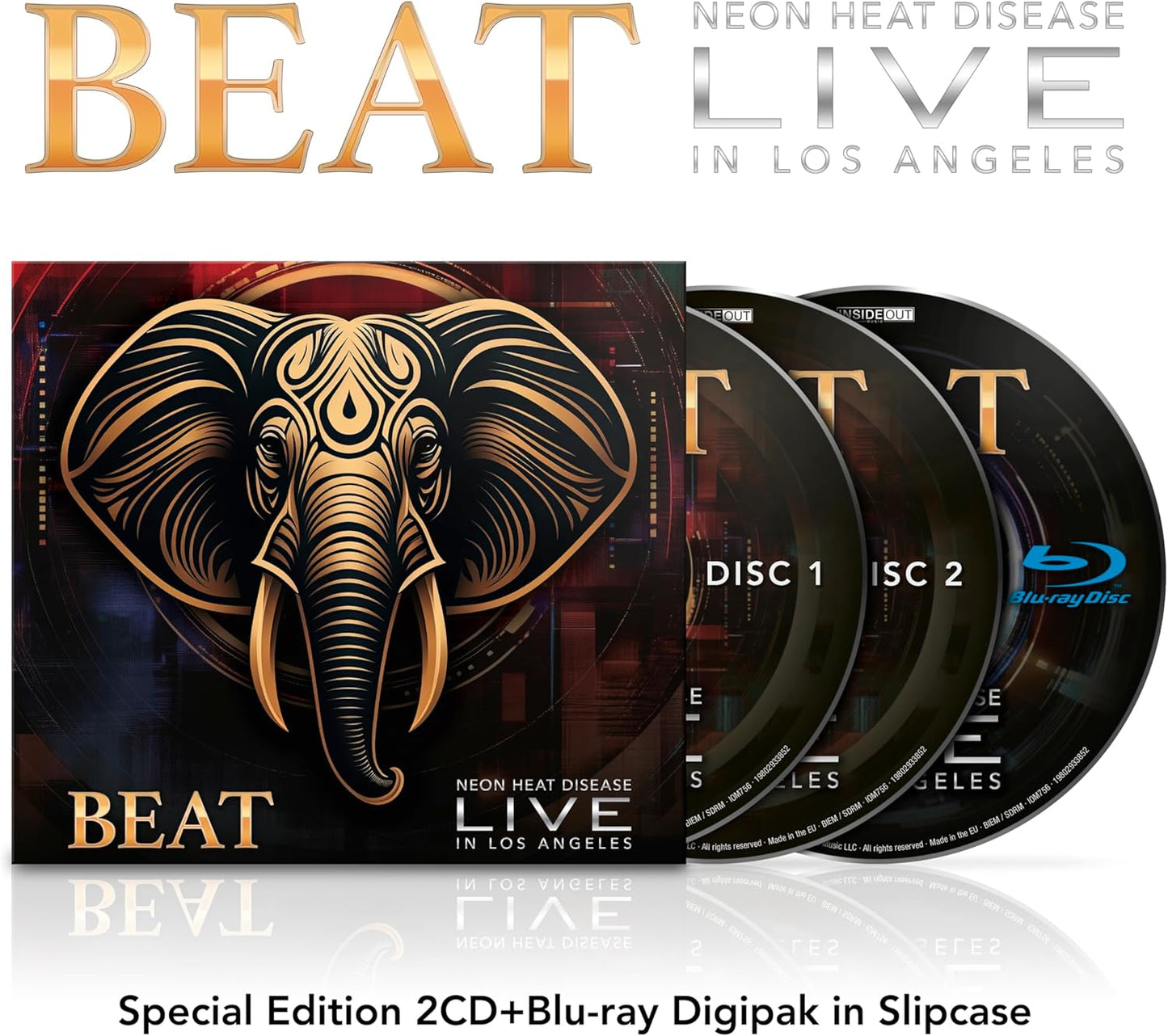 2CD/BluRay - Beat - Live In Los Angeles