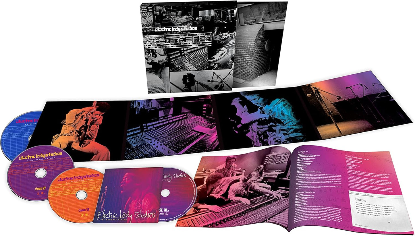 3CD/BluRay - Jimi Hendrix - Electric Lady Studios: A Jimi Hendrix Vision