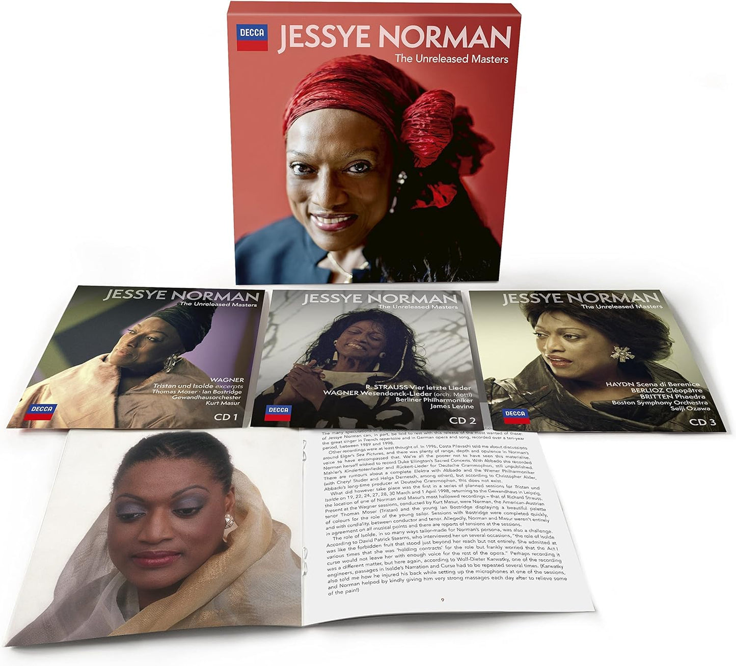 3CD - Jessye Norman - The Unreleased Masters (Strauss-Wagner-Berlioz-Haydn-Britten)