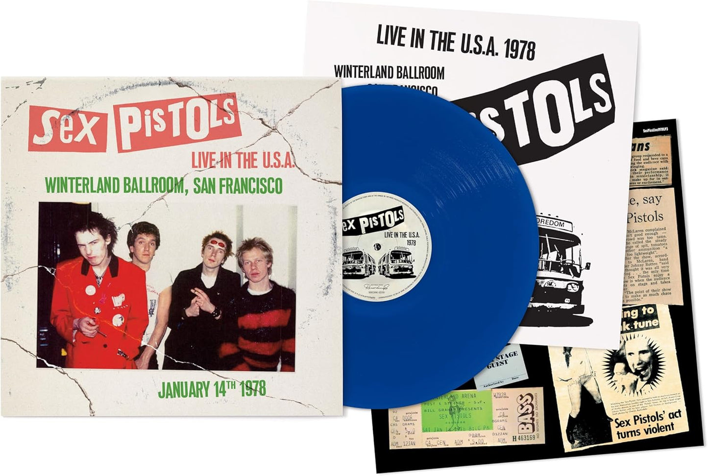 LP - Sex Pistols - Live In The U.S.A. 1978 - Winterland Ballroom, San Francisco