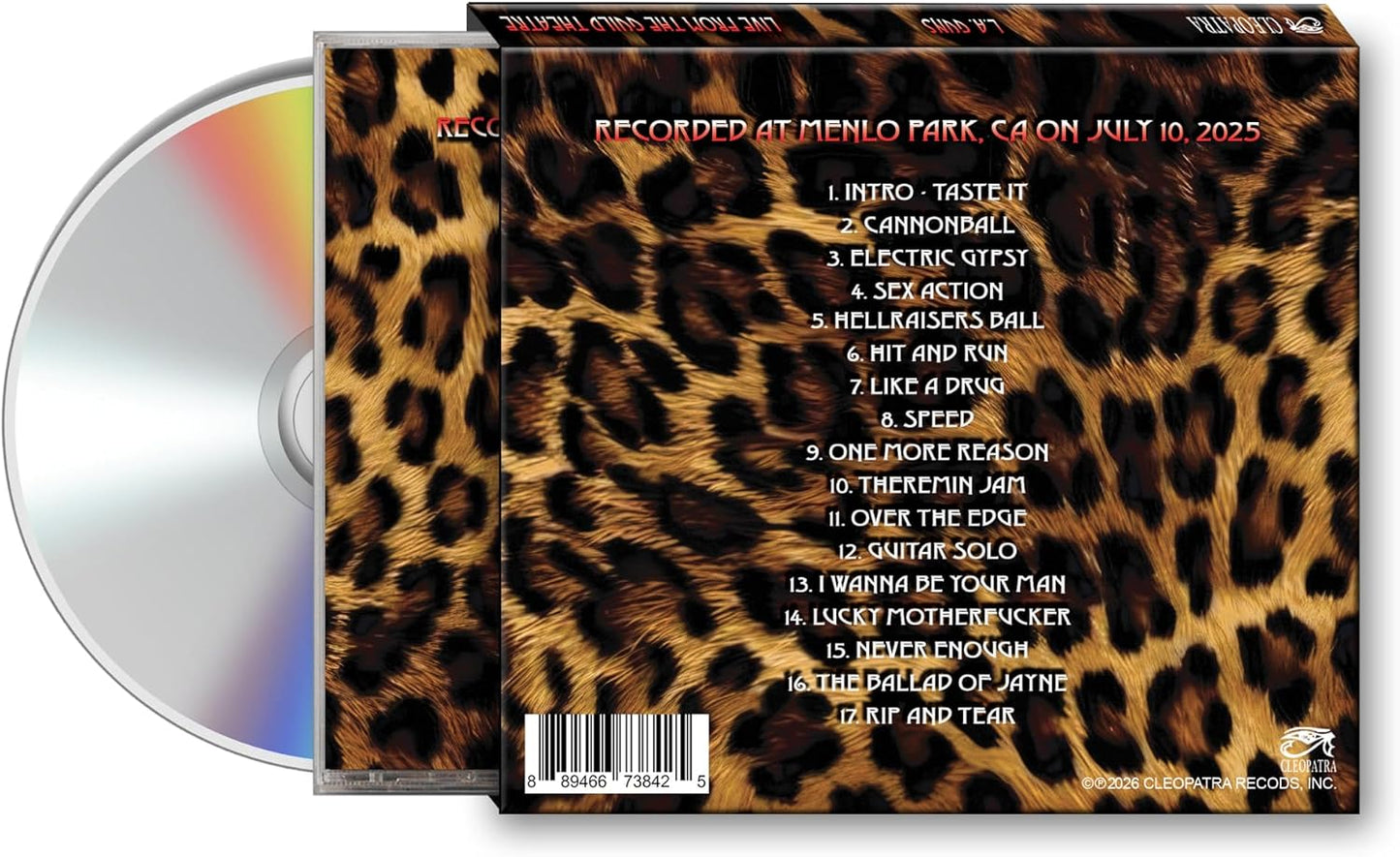CD - L.A. Guns - Live From The Guild Theatre (Pre-Order)