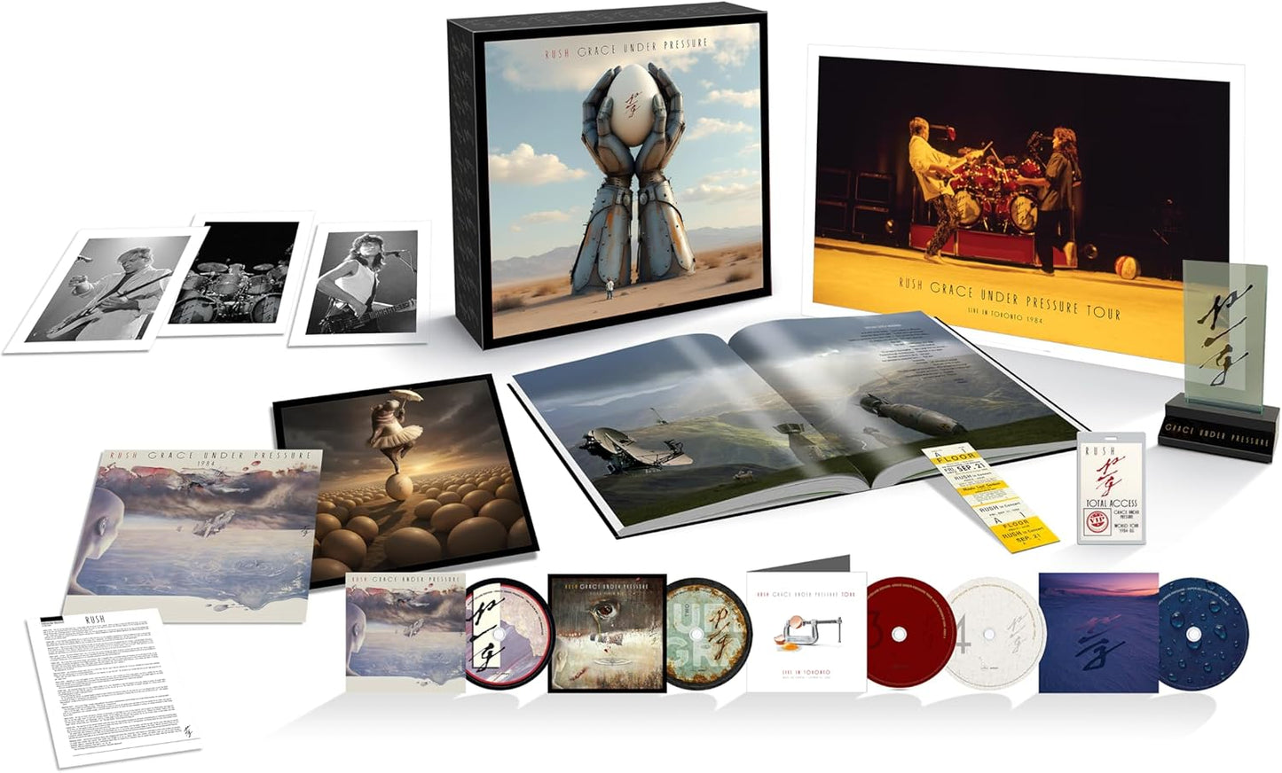 4CD/BluRay - Rush - Grace Under Pressure (Anniversary Edition)