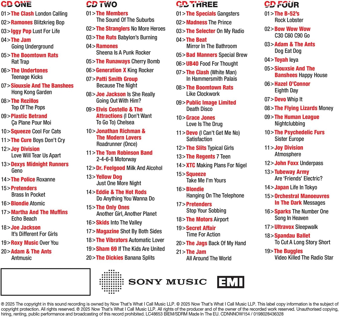 4CD - Now That's What I Call An Era: The Sound Of The Suburbs: 1977-1980