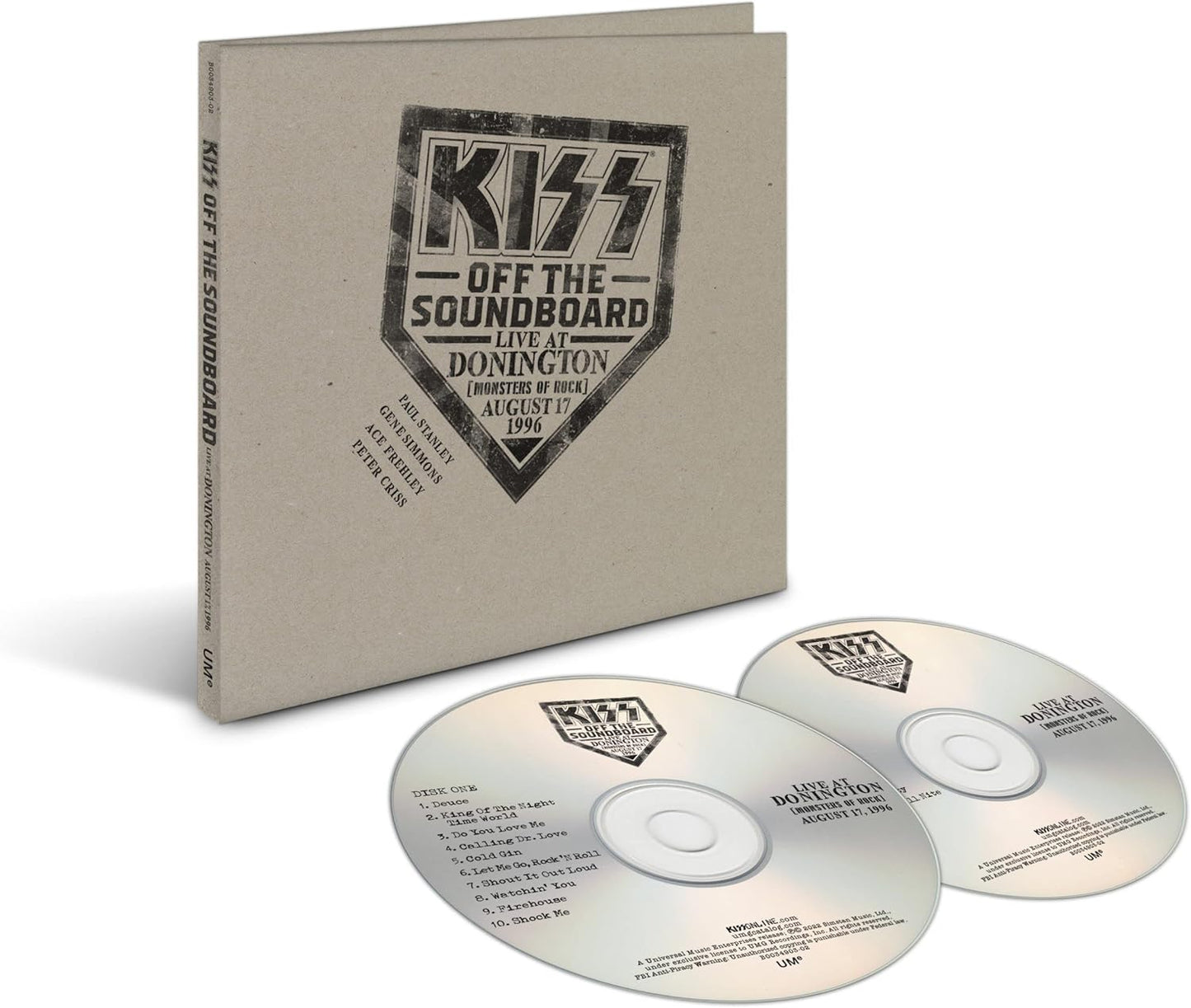 2CD - KISS - Kiss Off The Soundboard: Live At Donington 1996