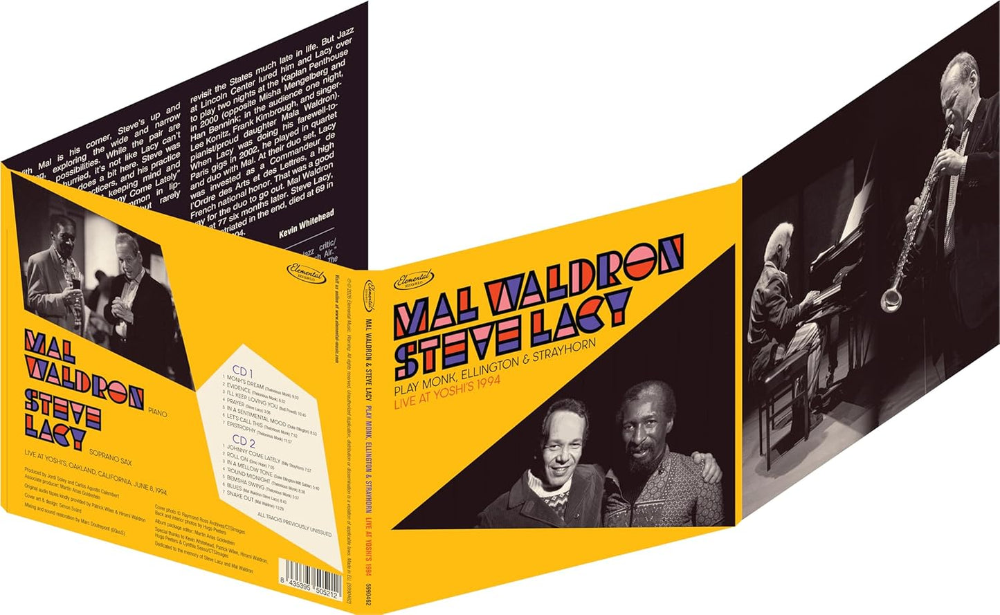 2CD - Mal Waldron & Steve Lacy - Play Monk, Ellington & Strayhorn - Live at Yoshi's 1994