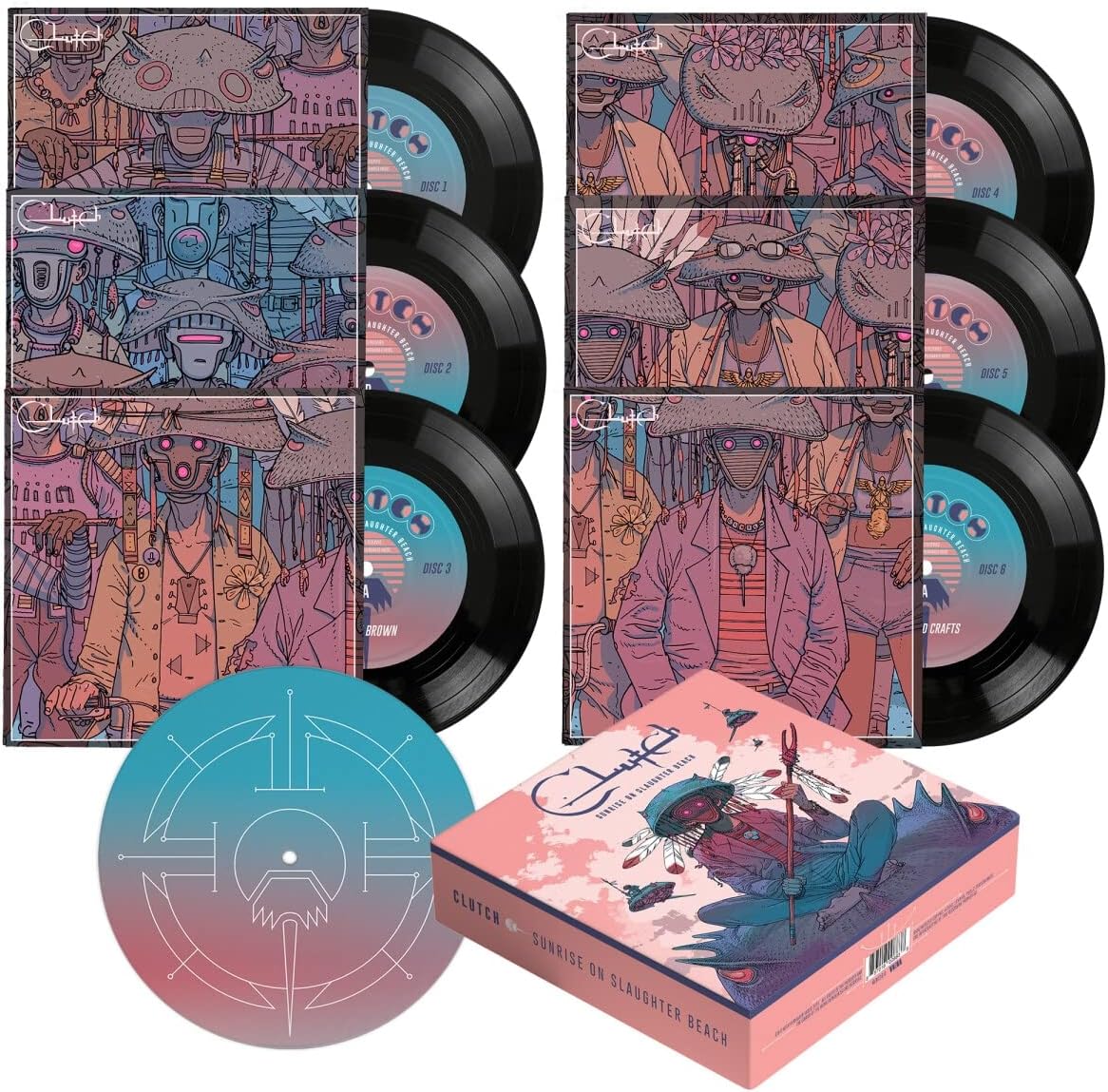 7 Inch Box- Clutch - Sunrise On Slaughter Beach