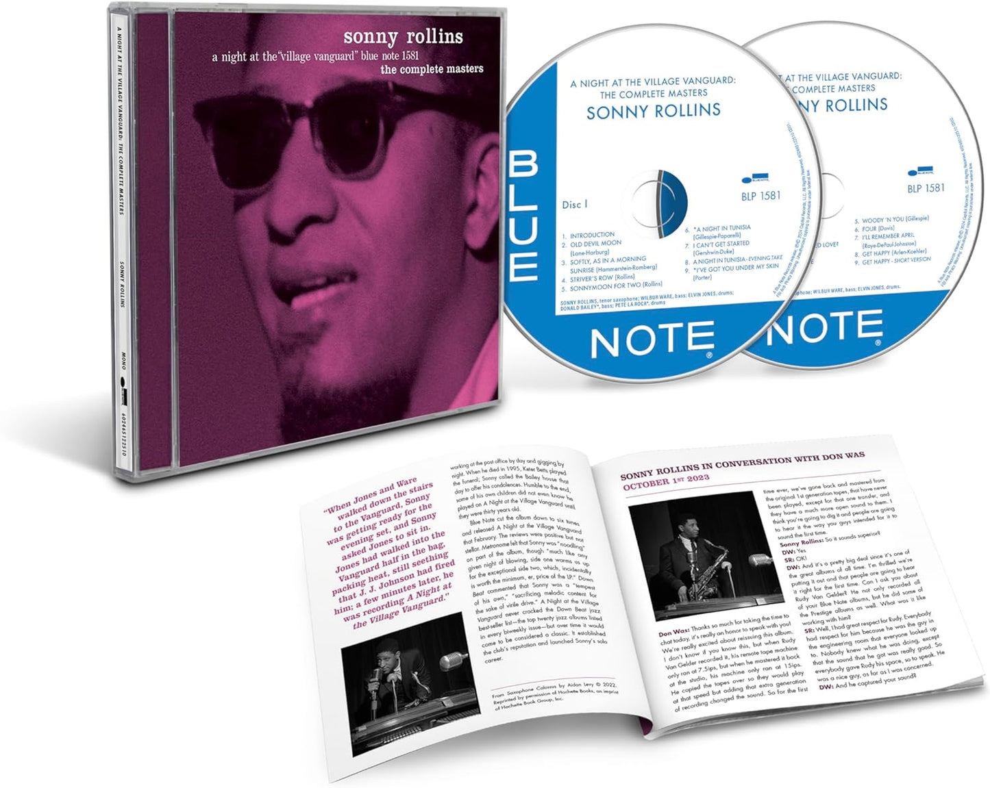 2CD - Sonny Rollins - A Night At The Village Vanguard (The Complete Masters)