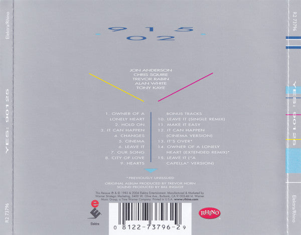 USED CD - Yes – 90125 (2004 Remaster)