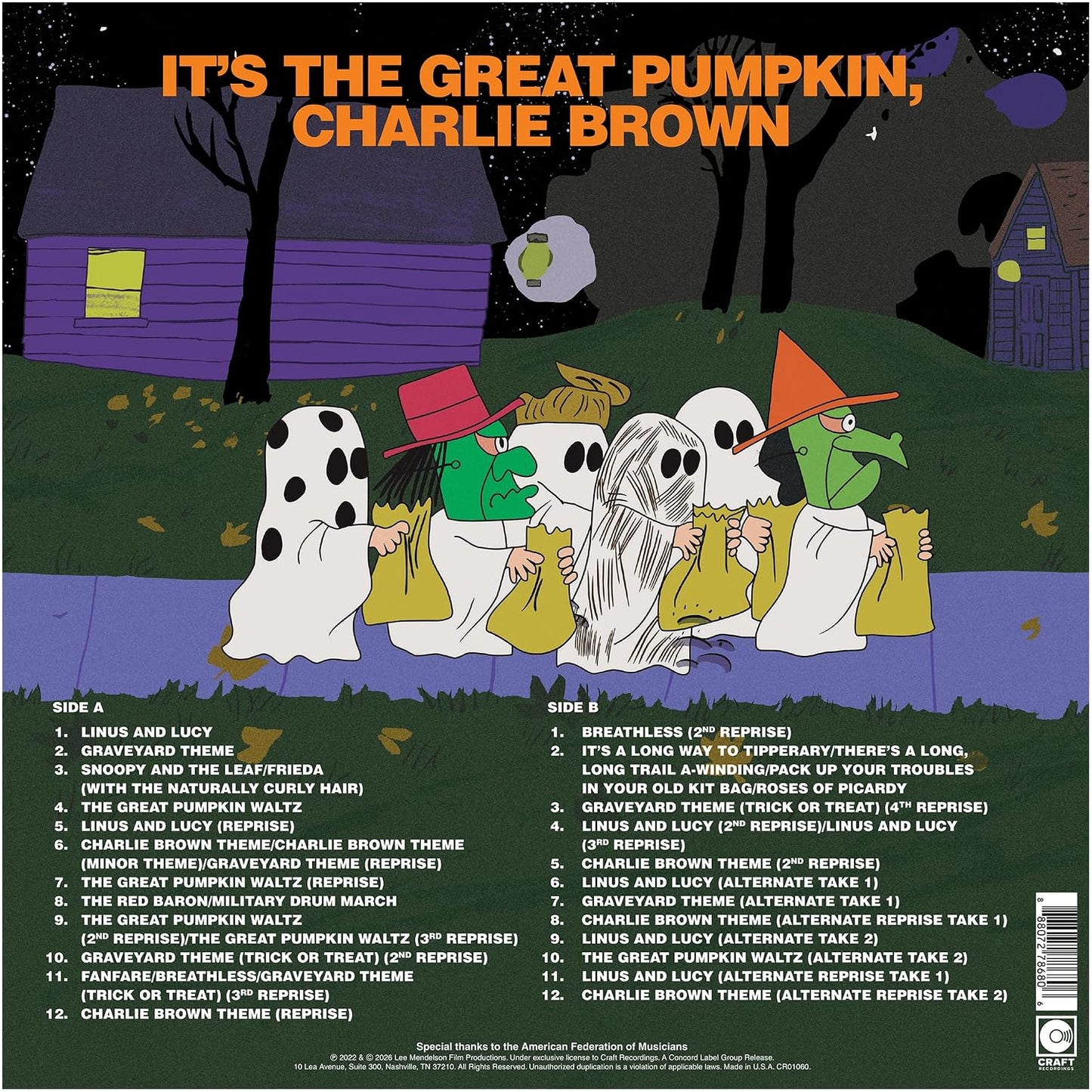 LP - It's the Great Pumpkin, Charlie Brown (Original Soundtrack Recording)