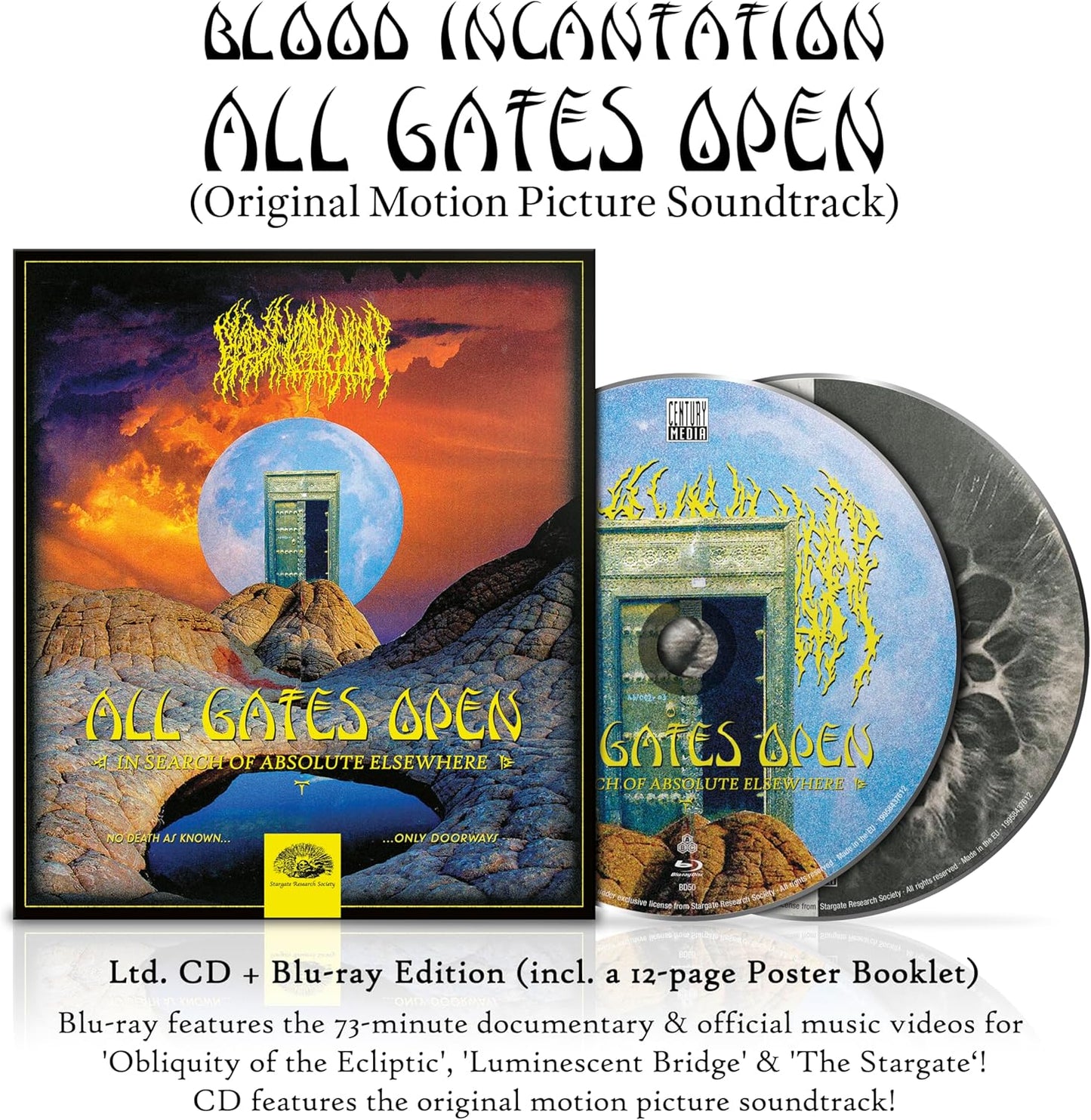 CD/BluRay - Blood Incantation - All Gates Open (Pre-Order)