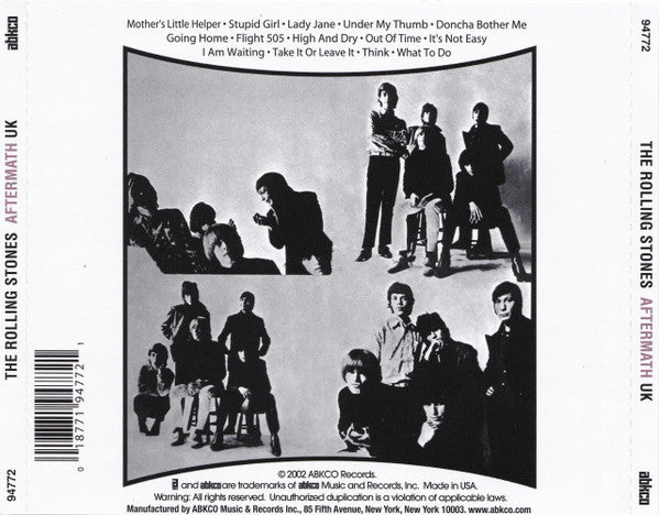 USED CD - The Rolling Stones – Aftermath UK