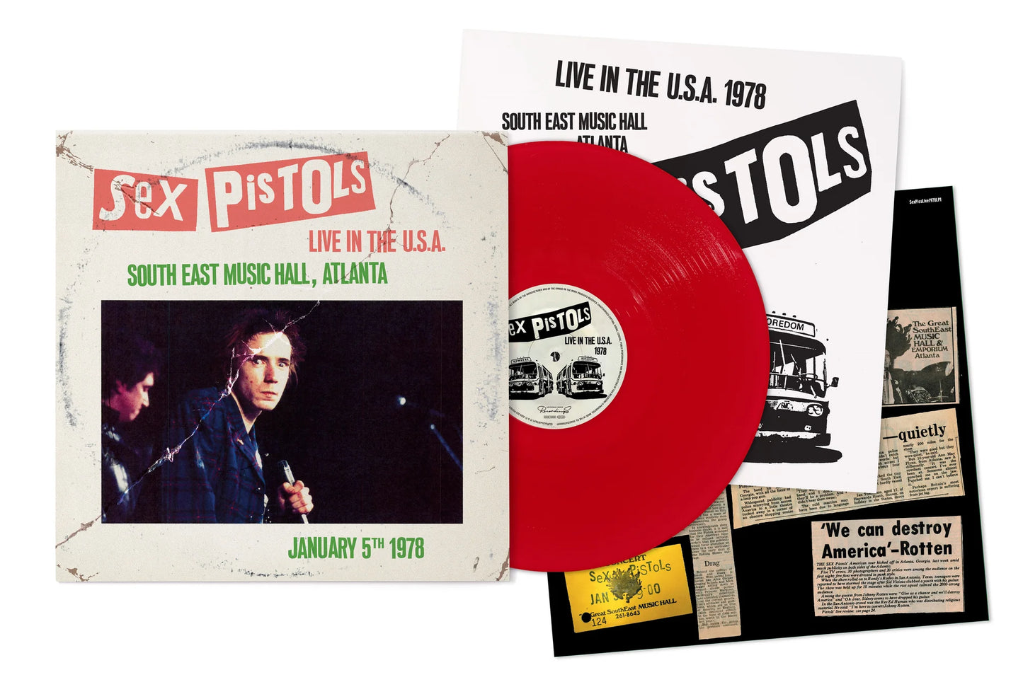 LP - Sex Pistols - Live In The U.S.A. 1978: Atlanta, South East Music Hall, USA