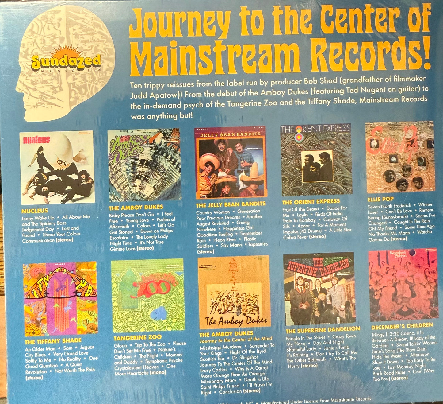 10CD - Journey To The Center Of A Mind: A Mainstream Records '60s Psych Adventure