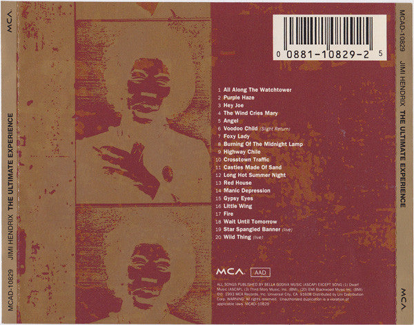 USED CD - Jimi Hendrix – The Ultimate Experience