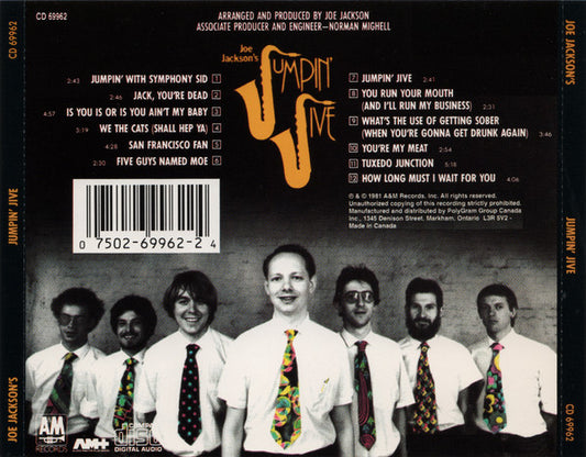 USED CD - Joe Jackson – Joe Jackson's Jumpin' Jive