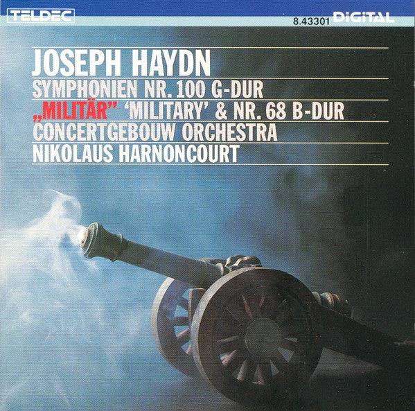 USED CD - Joseph Haydn, Concertgebouw Orchestra, Nikolaus Harnoncourt – Symphonien NR. 100 G-DUR "Militär" = "Military" & Nr. 68 B-Dur