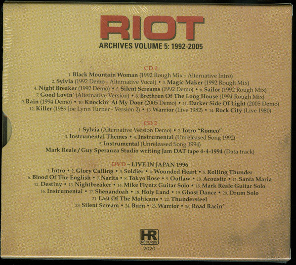 CD/DVD - Riot - Archives Volume 5: 1992-2005