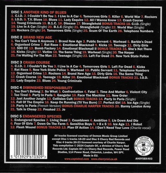 5CD - U.K. Subs - The Albums 1979- 82