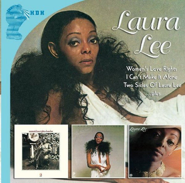 USED 2CD - Laura Lee - Women's Love Rights + I Can't Make It Alone + Two Sides Of Laura Lee ... Plus