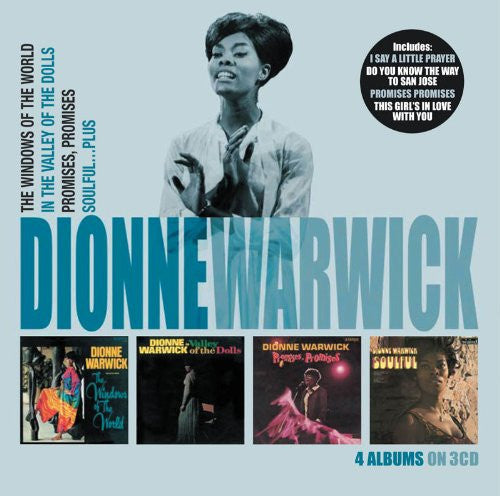 USED 3CD - Dionne Warwick – The Windows Of The World + In The Valley Of The Dolls + Promises, Promises + Soulful...Plus