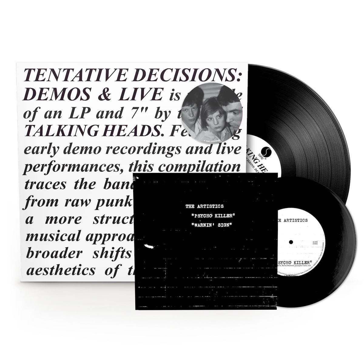 LP/7" - Talking Heads - Tentative Decisions: Demos & Live
