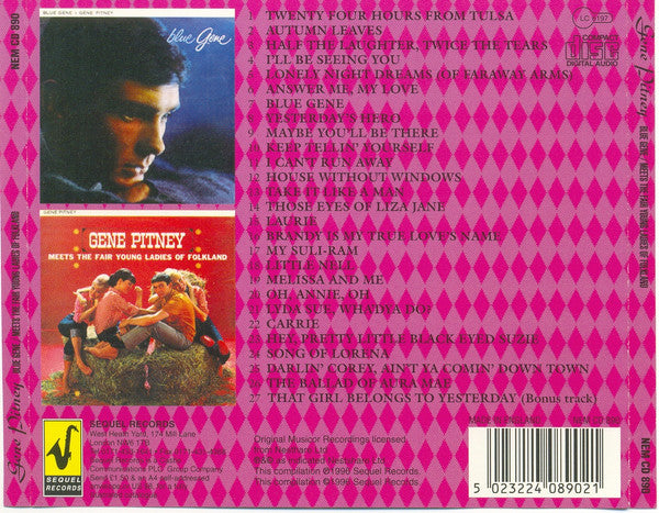 USED CD - Gene Pitney – Blue Gene / Meets The Fair Young Ladies Of Folkland