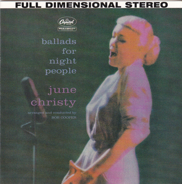 USED CD - June Christy – Ballads For Night People