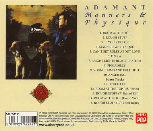 CD - Adam Ant – Manners & Physique