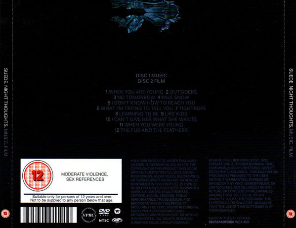 CD/DVD - Suede – Night Thoughts