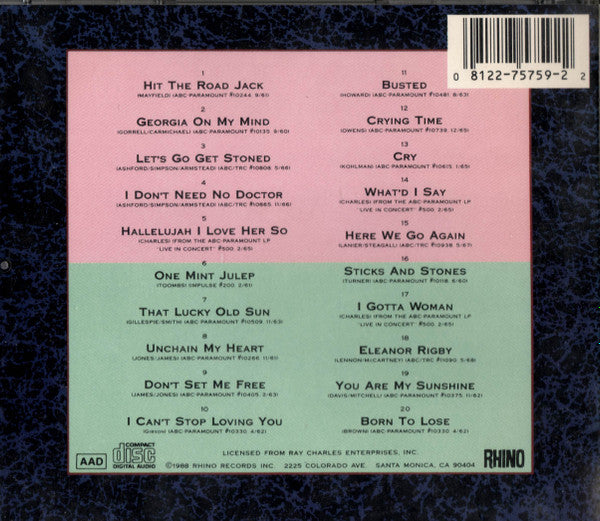 USED CD - Ray Charles – Anthology