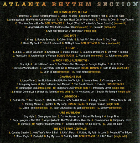 USED 8CD - Atlanta Rhythm Section – The Polydor Years
